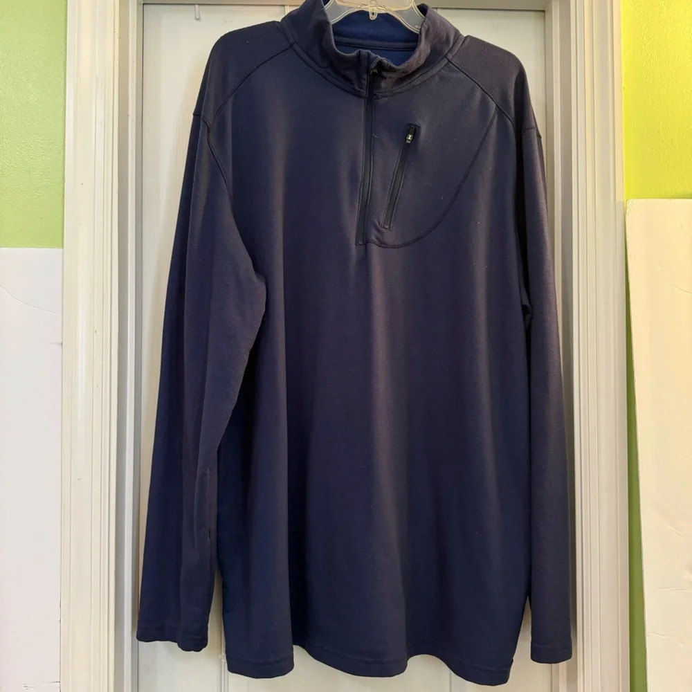 Swiss Tech + Long Sleeve Quarter Zip Pull Over Jacket